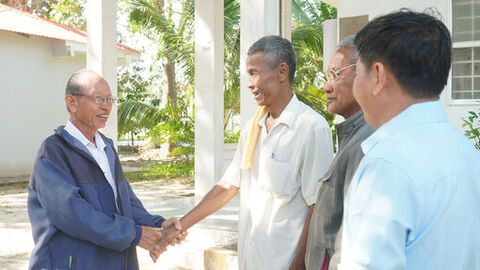 Ông Chau Sua - người có uy tín ở Ô Lâm