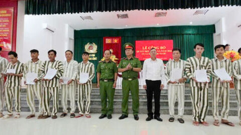 108 phạm nhân Trại giam Kênh 7 được đặc xá