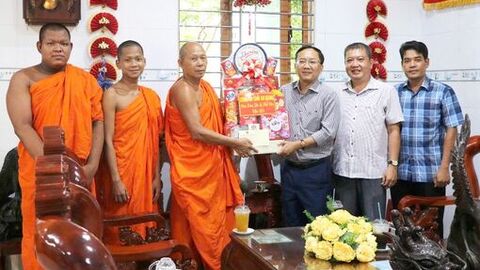 Công an tỉnh An Giang chúc mừng Đại lễ Phật đản năm 2026