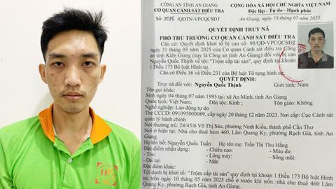 Đối tượng trộm 17kg khô mực ra đầu thú