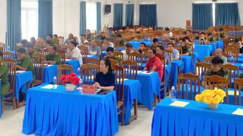 Công an xã Hội An triển khai kế hoạch thực hiện xã không ma túy