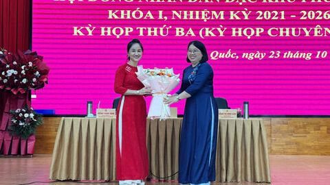 Bầu bà Nguyễn Thị Kim Loan giữ chức Phó Chủ tịch UBND đặc khu Phú Quốc