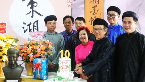 Kỷ niệm 10 năm thành lập Câu lạc bộ Thư pháp Đông Hồ - Rạch Giá 
