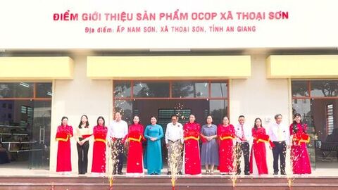 Thoại Sơn khánh thành nhà trưng bày sản phẩm OCOP
