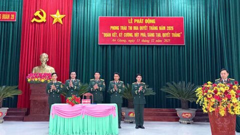 Trung đoàn 20 phát động phong trào thi đua quyết thắng năm 2026