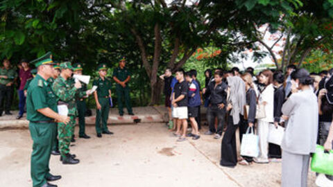 An Giang tiếp nhận 180 công dân từ Campuchia trao trả về nước
