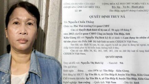 Người phụ nữ bị bắt sau 13 năm trốn truy nã