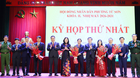 Kỳ họp thứ Nhất, HĐND phường Từ Sơn khóa II, nhiệm kỳ 2026-2031