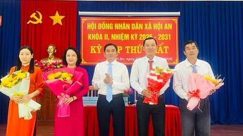 HĐND xã Hội An kiện toàn tổ chức bộ máy chính quyền