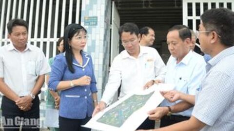 Phó Bí thư Tỉnh ủy An Giang Trần Thị Thanh Hương chỉ đạo tháo gỡ vướng mắc dự án cầu Kênh 3