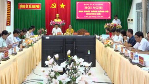 Đảng ủy xã An Phú triển khai nhiệm vụ tháng 11/2025