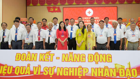 Xã Vĩnh Phong tổ chức Đại hội đại biểu Hội Chữ thập đỏ nhiệm kỳ 2026 - 2031