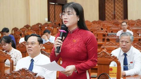 Đại biểu HĐND tỉnh An Giang chất vấn trực tiếp vấn đề nước sạch nông thôn 