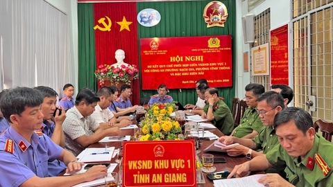 Sơ kết phối hợp tiếp nhận, giải quyết nguồn tin về tội phạm