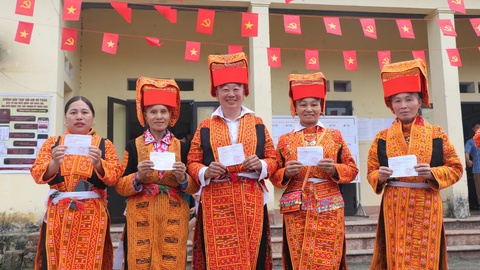 Bắc Ninh: 439 tổ bầu cử có 100% cử tri đi bỏ phiếu