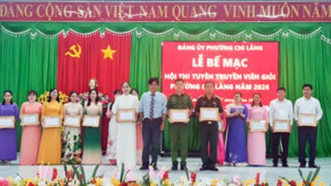 Đảng ủy phường Chi Lăng tổ chức Hội thi Tuyên truyền viên, báo cáo viên giỏi