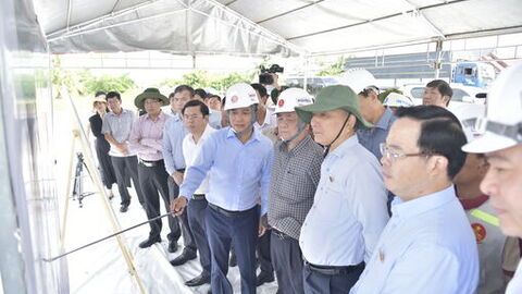 Đoàn công tác của Quốc hội khảo sát dự án đường Hồ Chí Minh tại An Giang 