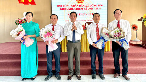 Ông Trương Minh Diệu tái đắc cử Chủ tịch HĐND xã Đông Hòa