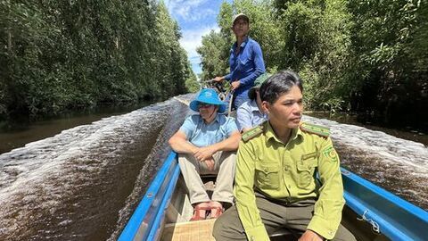 Kiểm tra công tác phòng cháy chữa cháy rừng tại xã An Minh và Vân Khánh