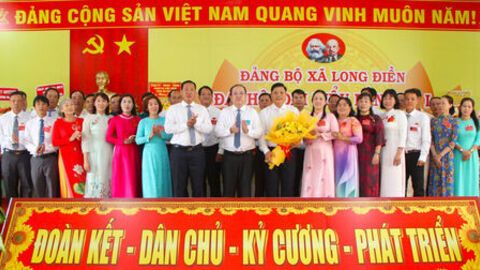 Đồng chí Cù Minh Trọng giữ chức Bí thư Đảng ủy xã Long Điền   nhiệm kỳ 2025 - 2030