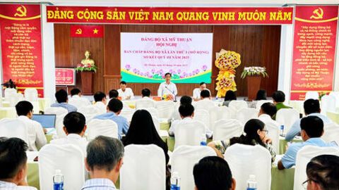 Hội nghị Ban Chấp hành Đảng bộ xã Mỹ Thuận mở rộng