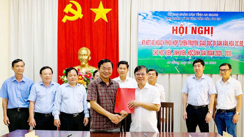 Đẩy mạnh tuyên truyền di sản văn hóa Óc Eo đến hệ thống trường học, cao đẳng