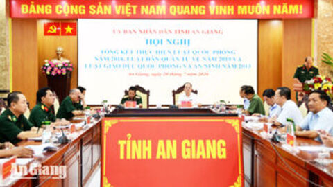 An Giang gắn phát triển kinh tế - xã hội với củng cố quốc phòng, an ninh 