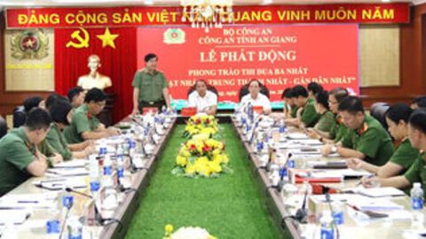 Thi đua “Ba nhất” để xây dựng lực lượng công an vững mạnh