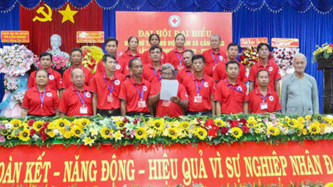 Đại hội đại biểu Hội Chữ thập đỏ xã Cần Đăng lần thứ I