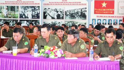 Bồi dưỡng nâng cao nghiệp vụ cho lực lượng bảo vệ an ninh trật tự cơ sở 5 xã, phường