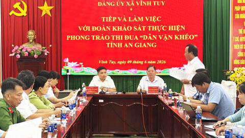 Xã Vĩnh Tuy đăng ký 93 mô hình “Dân vận khéo” trong năm 2026