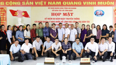 Họp mặt Ngày truyền thống cơ quan quản lý Nhà nước về công tác dân tộc