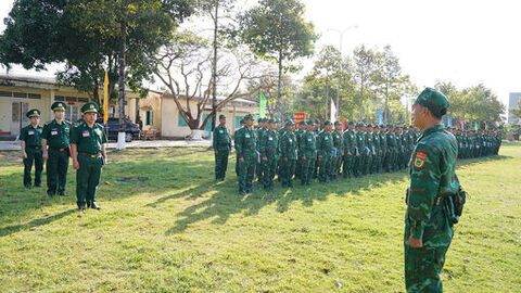 Ban Chỉ huy Bộ đội Biên phòng tỉnh An Giang tập huấn sĩ quan chủ chốt năm 2026