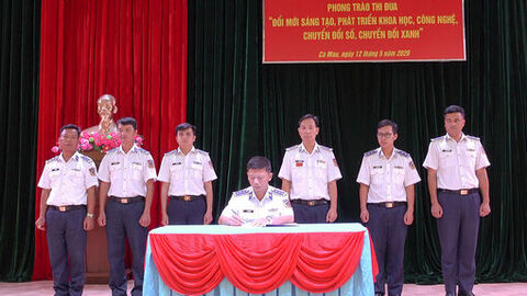 Hải đoàn 42 thi đua đổi mới, sáng tạo, phát triển khoa học, công nghệ, chuyển đổi số