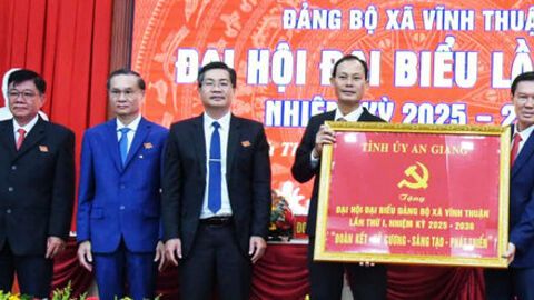 Đại hội Đảng bộ xã Vĩnh Thuận nhiệm kỳ 2025 - 2030