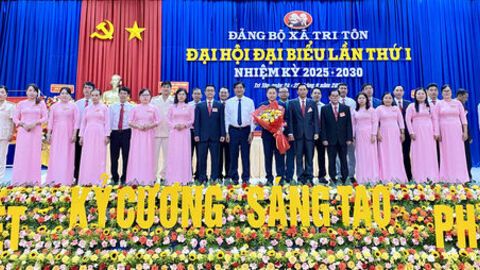 Đại hội đại biểu Đảng bộ xã Tri Tôn, nhiệm kỳ 2025 - 2030