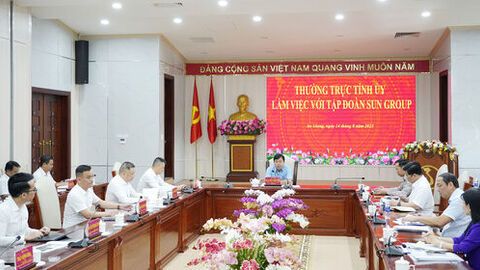 Tập đoàn Sun Group báo cáo tiến độ triển khai các dự án phục vụ Hội nghị APEC 2027