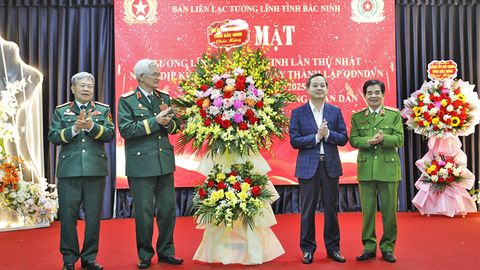 Bắc Ninh: Gặp mặt các tướng lĩnh nhân dịp kỷ niệm 81 năm Ngày thành lập Quân đội nhân dân Việt Nam