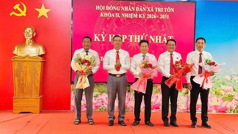 Ông Lâm Thành Sĩ tái đắc cử Chủ tịch HĐND xã Tri Tôn nhiệm kỳ 2026 - 2031
