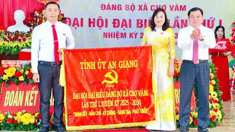 Đại hội đại biểu Đảng bộ xã Chợ Vàm nhiệm kỳ 2025 - 2030