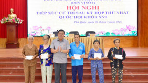 Đoàn Đại biểu Quốc hội tỉnh An Giang tiếp xúc cử tri đặc khu   Phú Quốc
