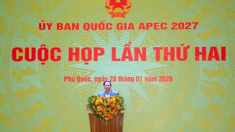 Thủ tướng Chính phủ Phạm Minh Chính: Tổ chức hội nghị APEC 2027 ấn tượng, an toàn, hiệu quả