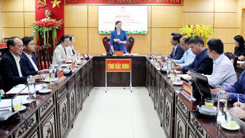 Họp báo về Đại hội đại biểu MTTQ tỉnh Bắc Ninh lần thứ I
