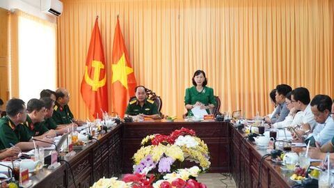 Kiểm tra công trình trọng điểm do Bộ Chỉ huy Quân sự tỉnh An Giang làm chủ đầu tư 