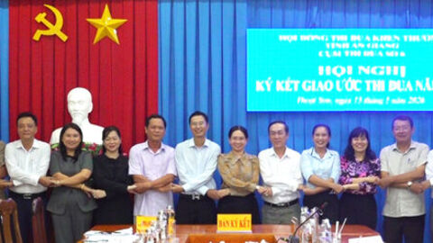 Cụm Thi đua số 6 ký kết giao ước thi đua năm 2026