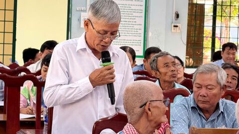 Cấp ủy, chính quyền xã Cô Tô đối thoại trực tiếp với Nhân dân