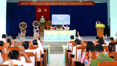 HĐND xã Vĩnh Hanh tổ chức Kỳ họp thứ 4