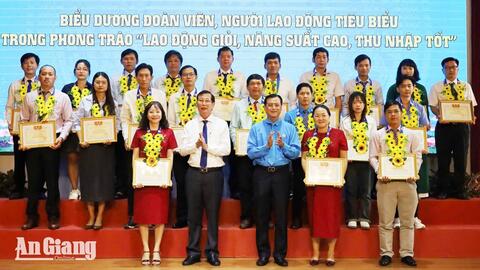 An Giang biểu dương 75 lao động tiêu biểu