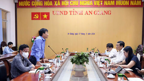 Phó Chủ tịch UBND tỉnh An Giang Ngô Công Thức chỉ đạo rà soát tiến độ các dự án đầu tư lĩnh vực nông nghiệp 