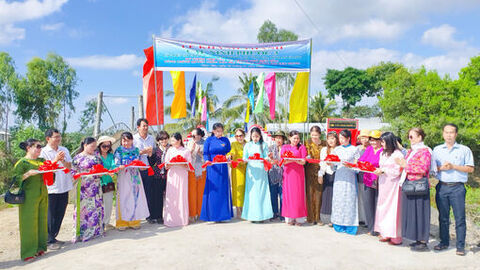 Xã Vĩnh Gia khánh thành 2 cây cầu giao thông nông thôn